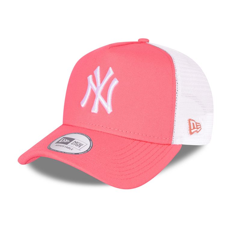 Gorras New Era Truckers Rosas - New York Yankees Tonal Mesh 93241NKCO